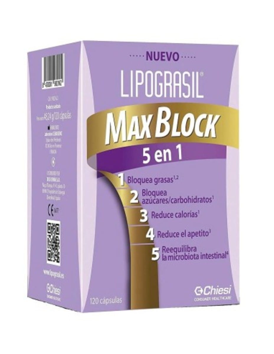 Lipograsil Maxblock 5 em 1 120 cápsulas