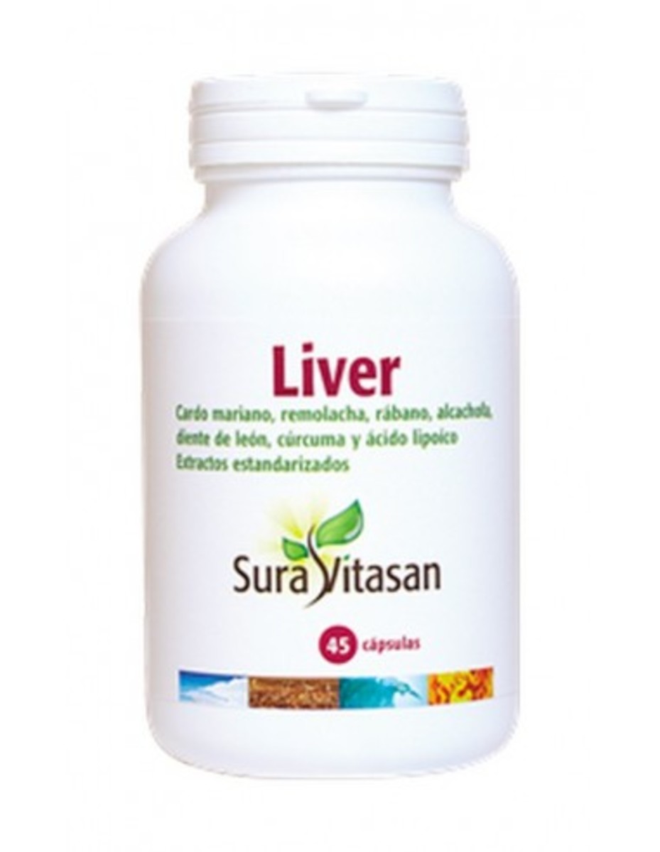 Liver 650 mg 45 Cápsulas Sura Vitasan