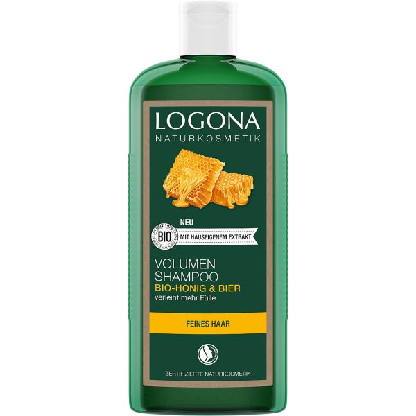 Logona Σαμπουάν Όγκο Μέλι Μπύρα – 250ml