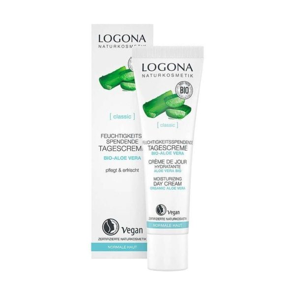 Logona Crema idratante di giorno Aloe Vera – 30ml
