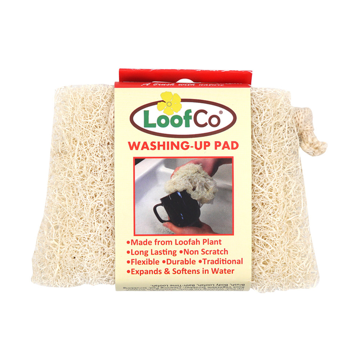 LoofCo Esponja Vegetal Luffa Platos