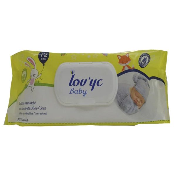 Lovy Aloë Vera Babydoekjes 72 stuks