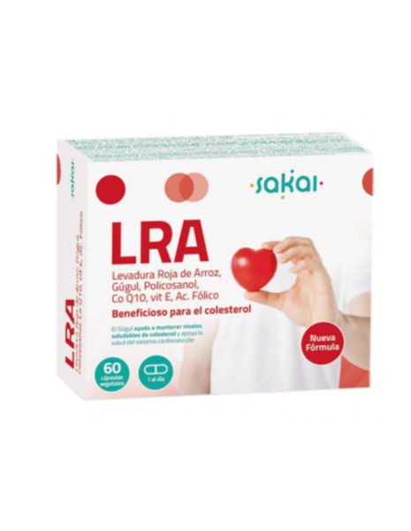 LRA Levure rouge de riz 60 capsules Sakai