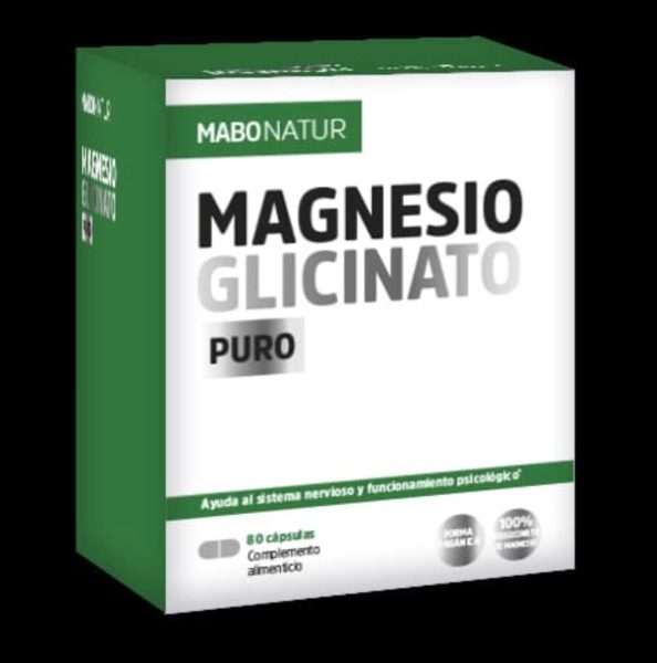 MABO NATUR MAGNÉSIUM GLYCINATE PUR 80 CAPSULES