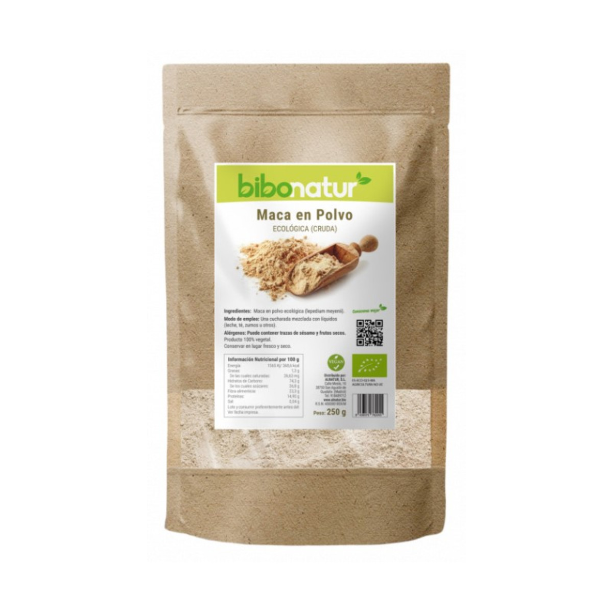 Maca en polvo – Biobibonatur – 250g