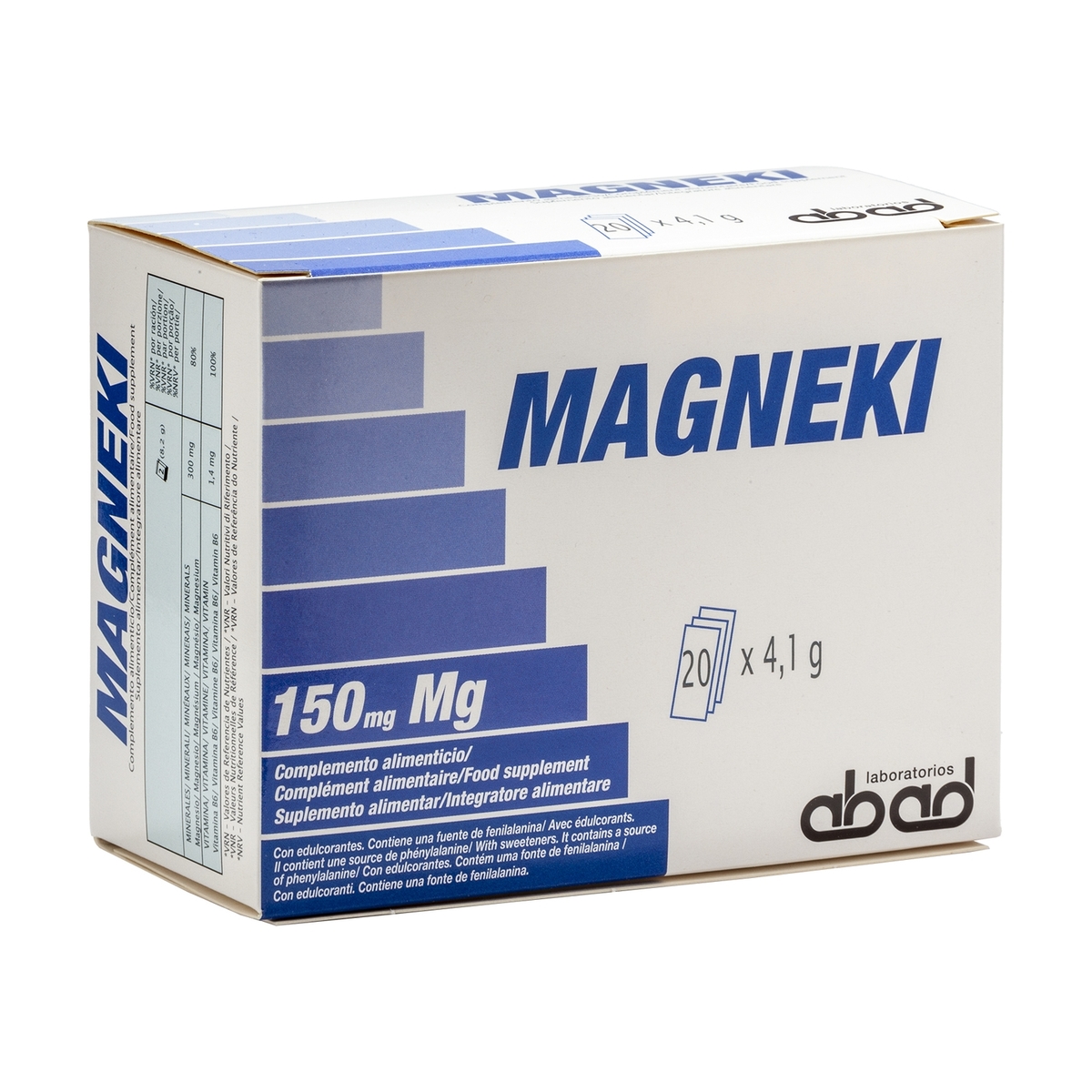 Magneki 20 Stick x 4. Laboratorios abad – 1g