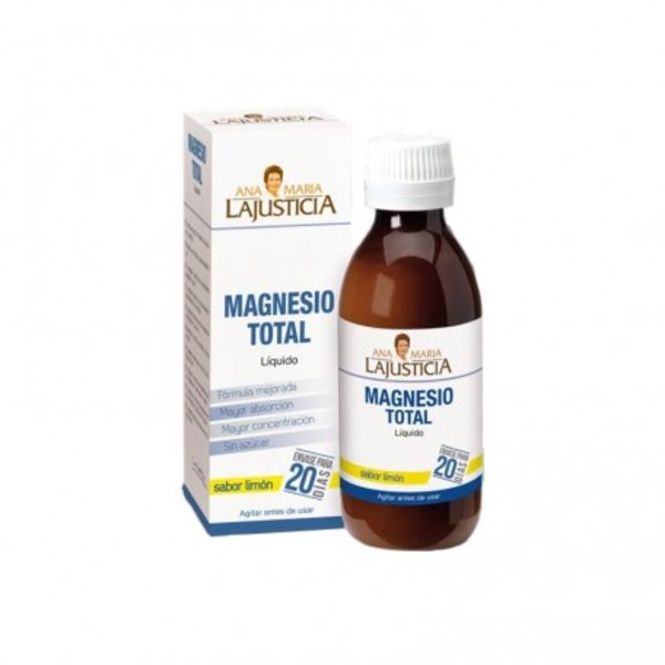 Magnesium Total flüssig Geschmack Zitrone Ana María Lajusticia – 200ml