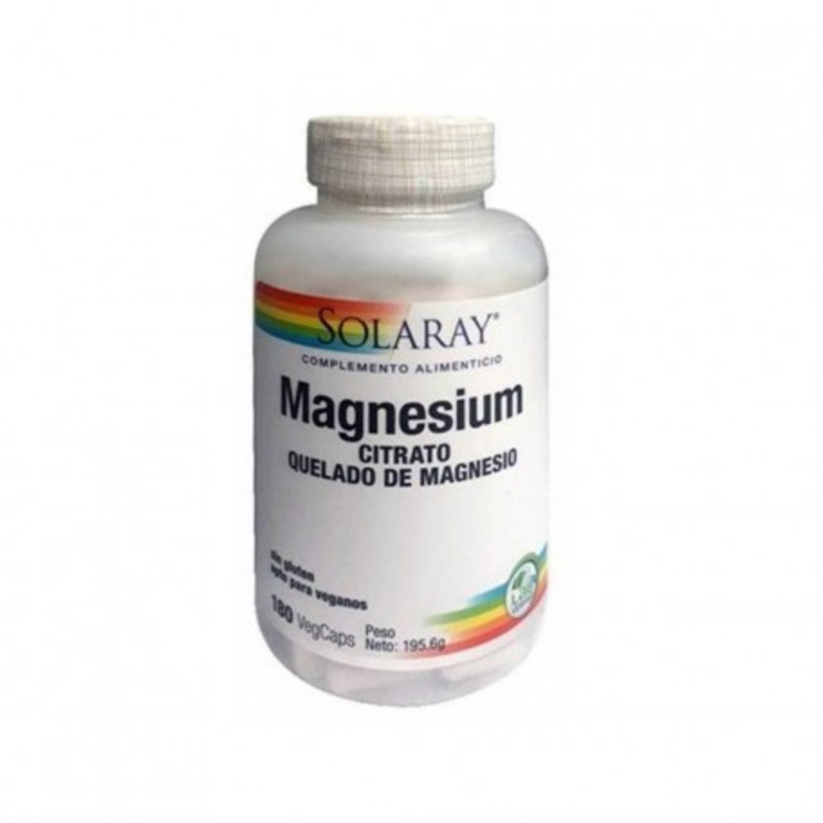 Magnesium Citrate 180 Cápsulas Solaray