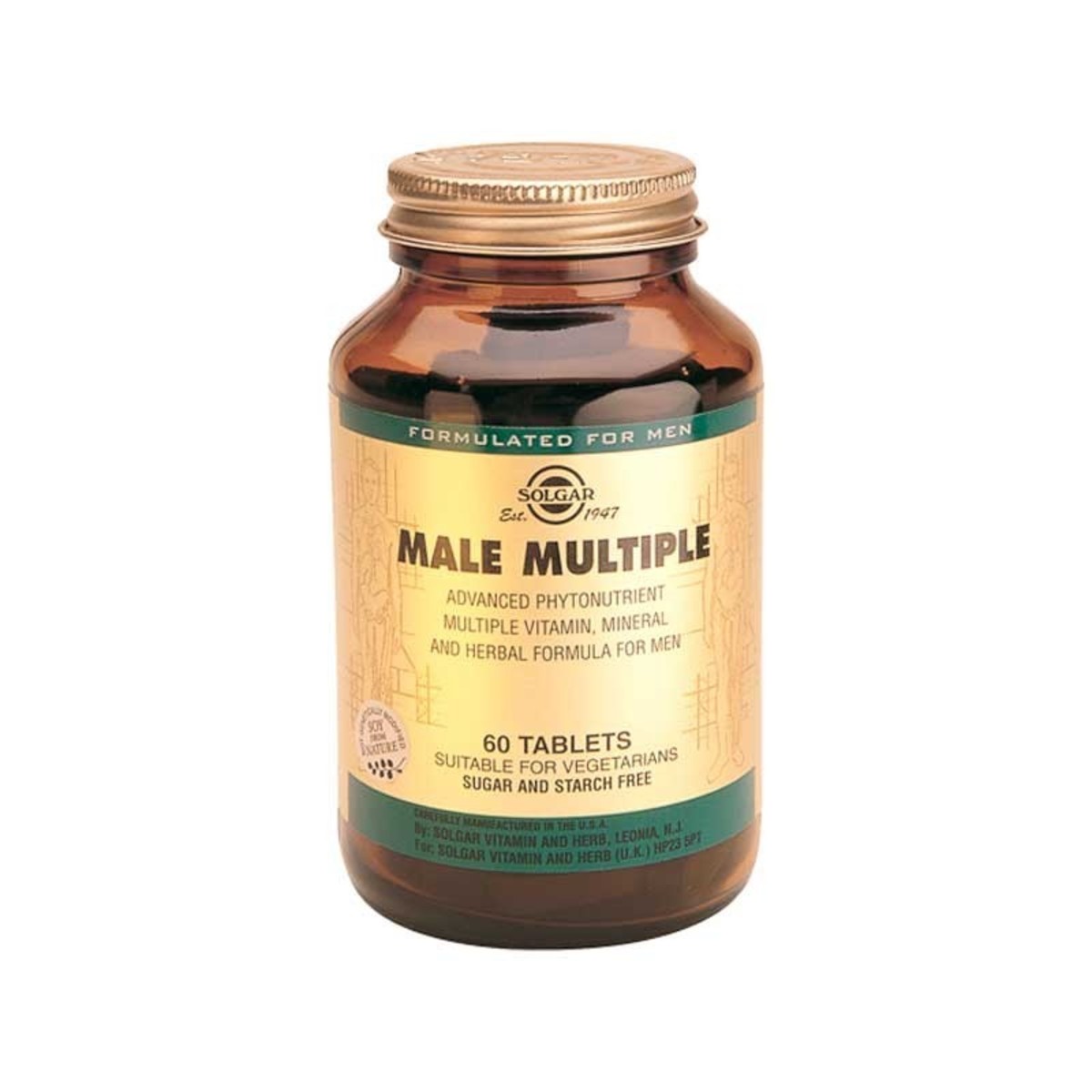 Male Multiple 60 Comprimidos – Solgar