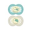 Mam Chupete Silicona Original Night + Διπλό Πακέτο Πράσινο και Γκρι – 16ml