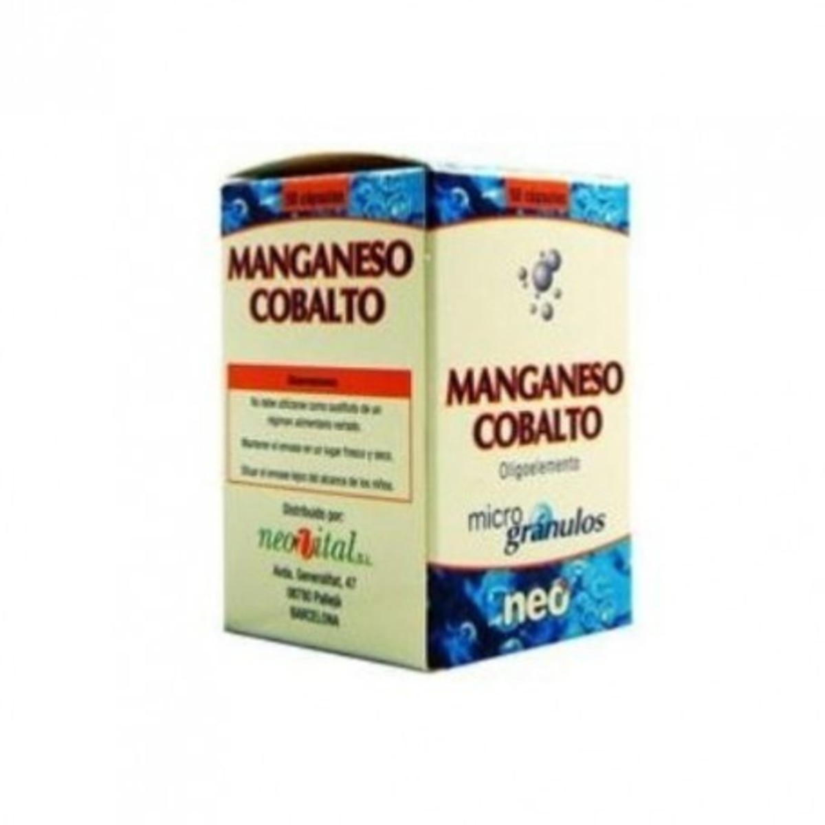 Manganeso-Cobalto Microgranulos Neo 50 Cápsulas