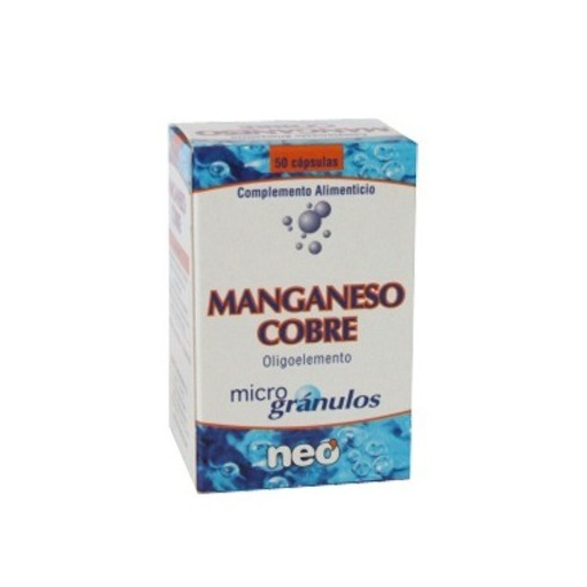 Manganeso-Cobre Microgranulos Neo 50 Cápsulas