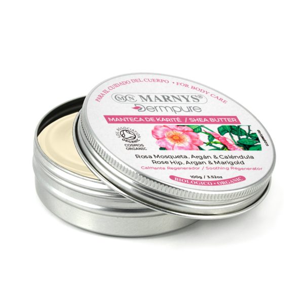 Manteiga de Karité BIO Rosa mosqueta, argan e calêndula Marnys