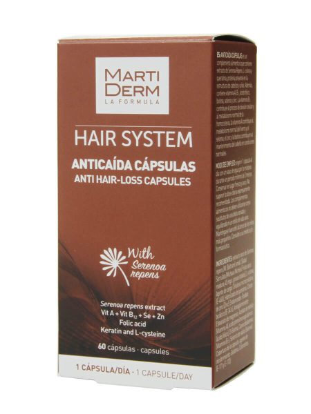 Martiderm ® hair system capsules anti-chute 60 capsules