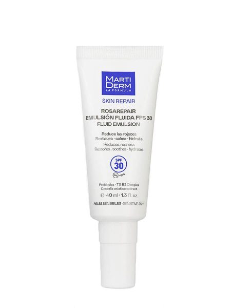Martiderm reparação de pele rosarepair emulsão fluida spf30 40 ml
