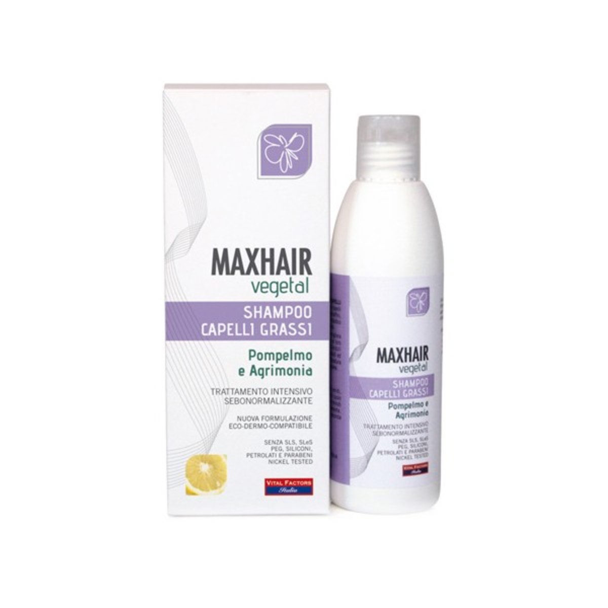 Max Hair Champú vegetal antigrasa – Vital Factory – 200ml