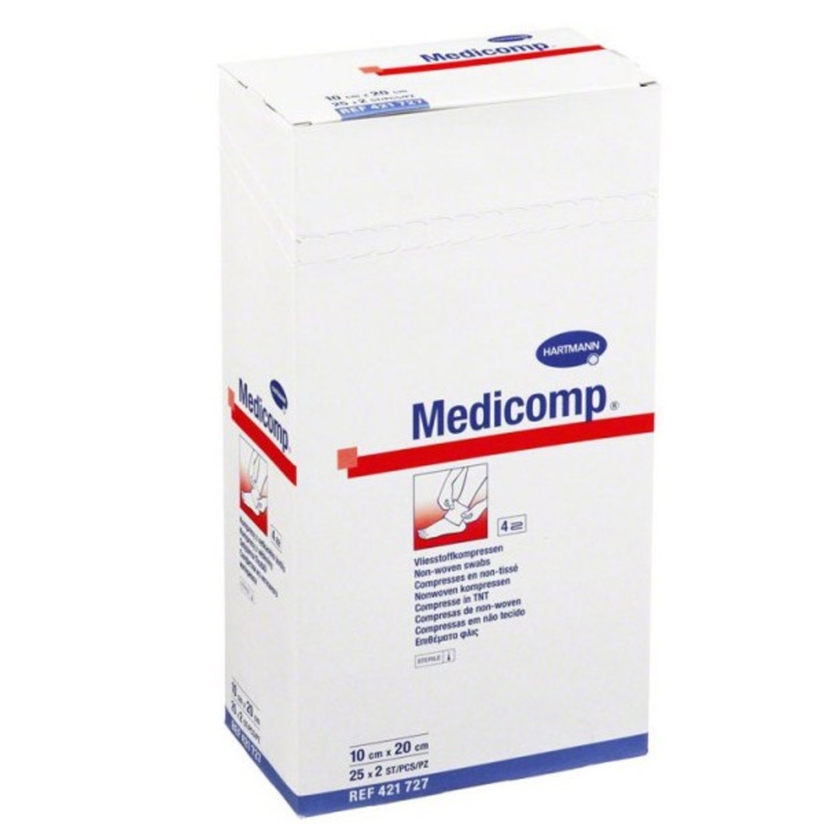 Medicomp Gasa Estéril 10x20cm 50u