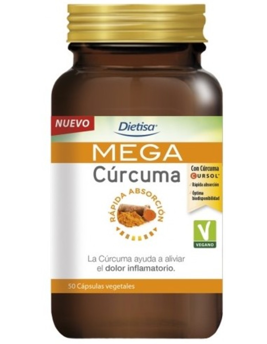 Mega Cúrcuma 50 Cápsulas Dietisa