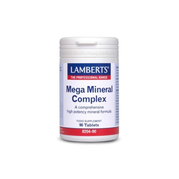 Mega Mineral Complex Aminoquelado 90 Tabletten Lamberts