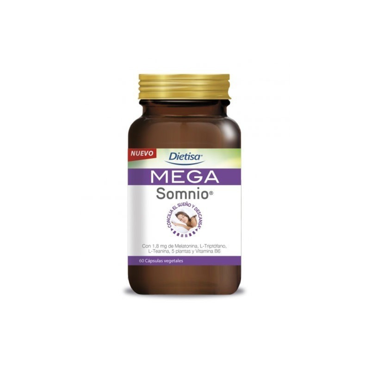 Mega Somnio 60 Cápsulas Vegetales Dietisa
