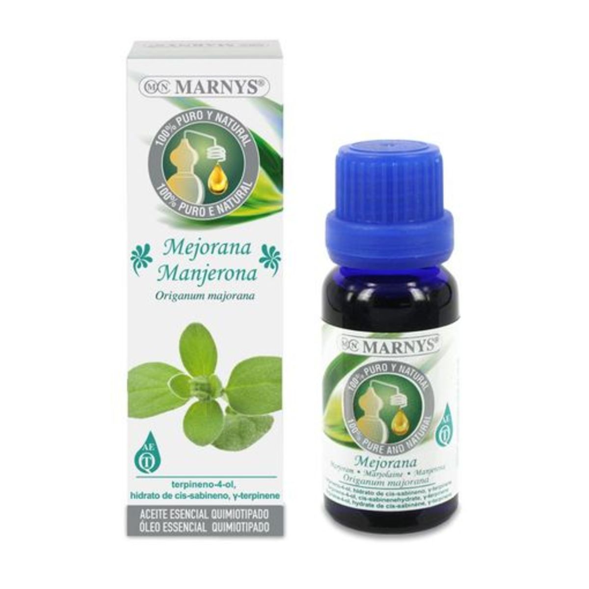 Mejorana Aceite Esencial Alimentario Estuche Marnys – 15ml