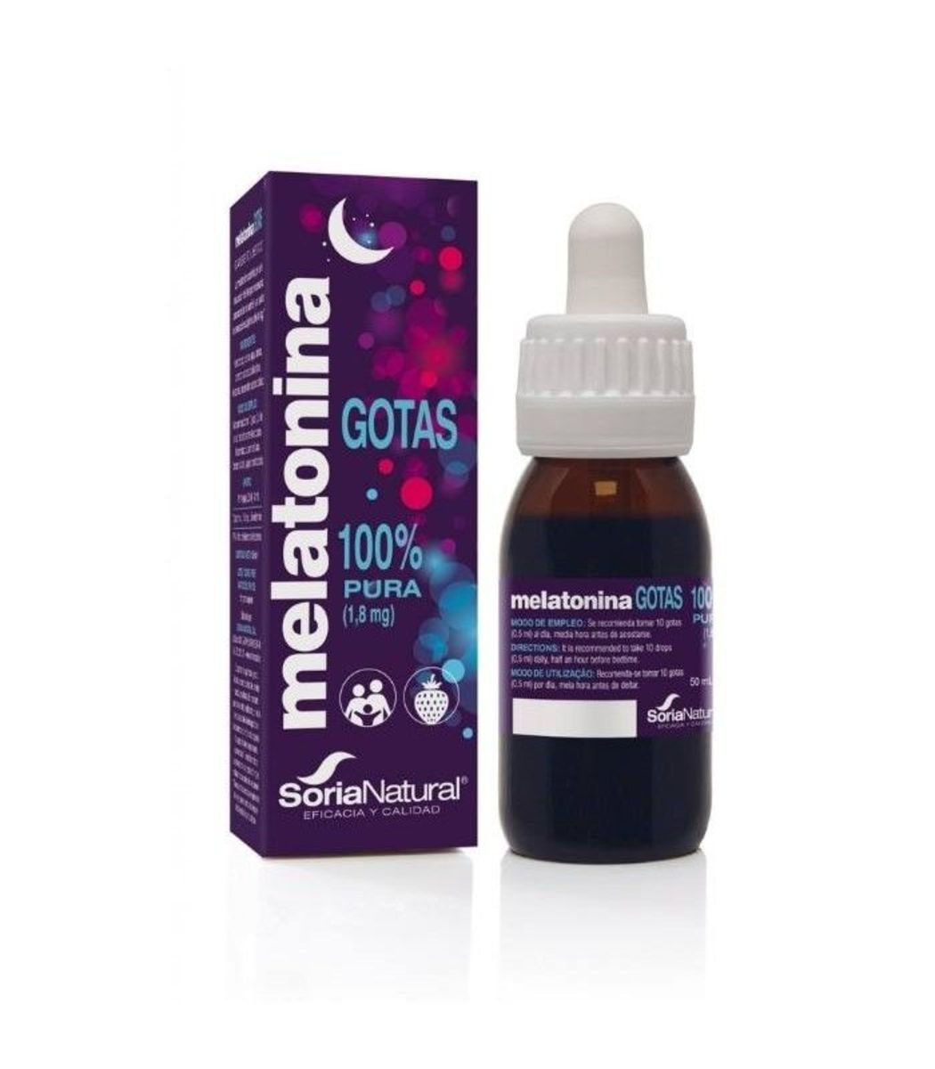Melatonina 100% pura gotas – Soria Natural – 50ml