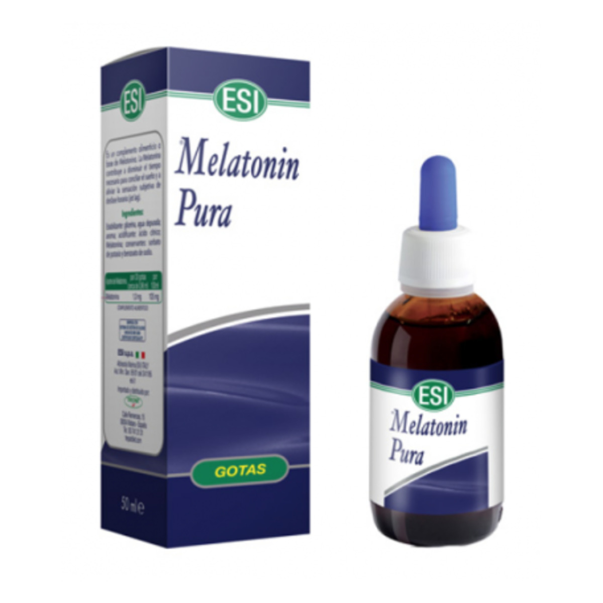 Melatonina Pura Gotas 1 mg ESI – 50ml