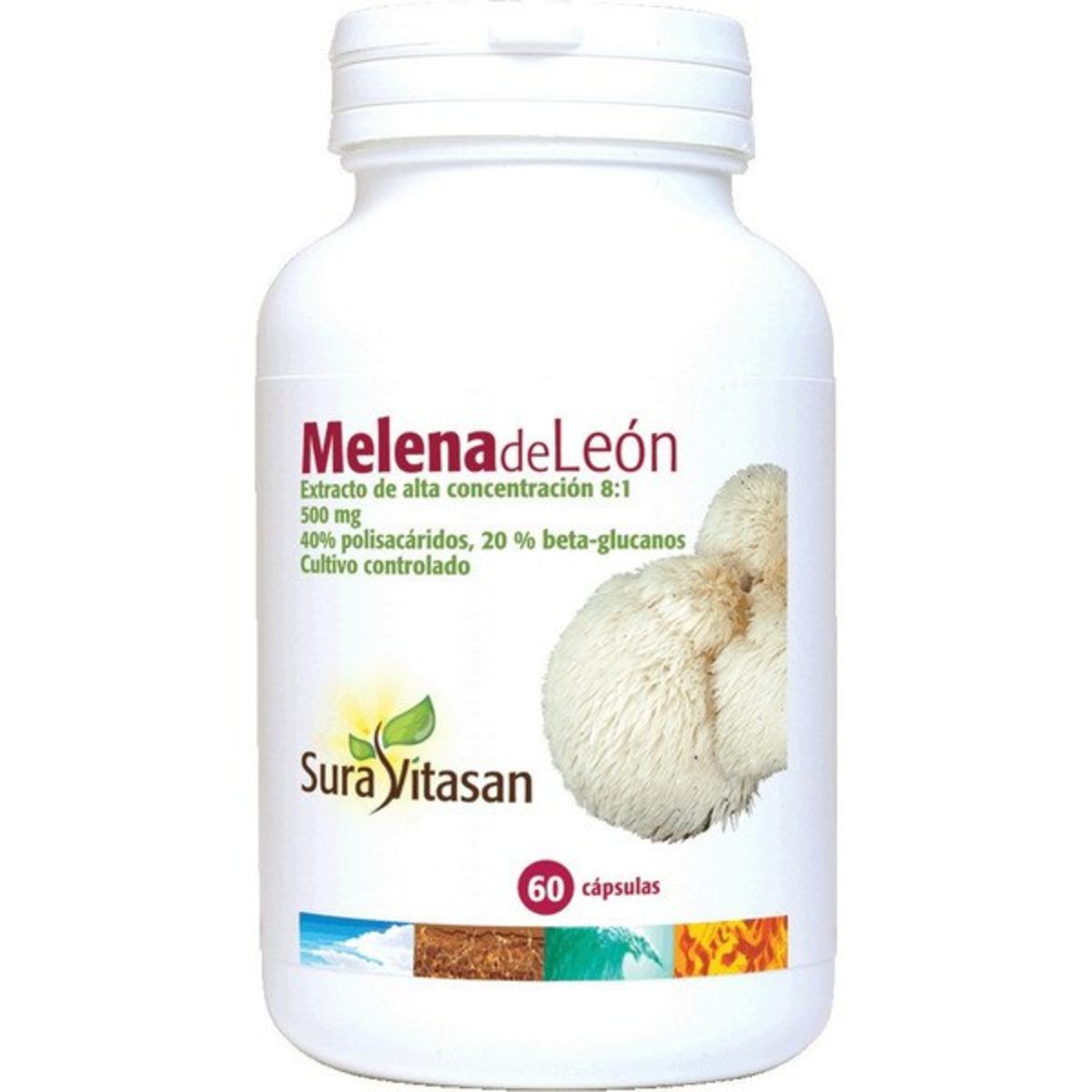 Melena de León 500 mg 60 Cápsulas Sura Vitasan