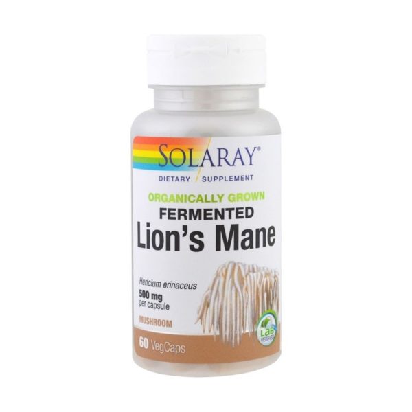 Melena de León 500 mg 60 Pflanzliche Kapseln Solaray