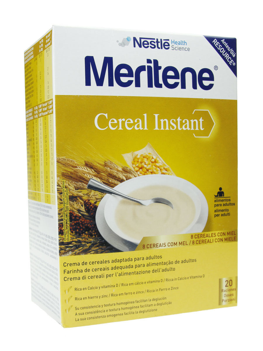 Meritene cereal instant 8 cereales con miel 2x300gr