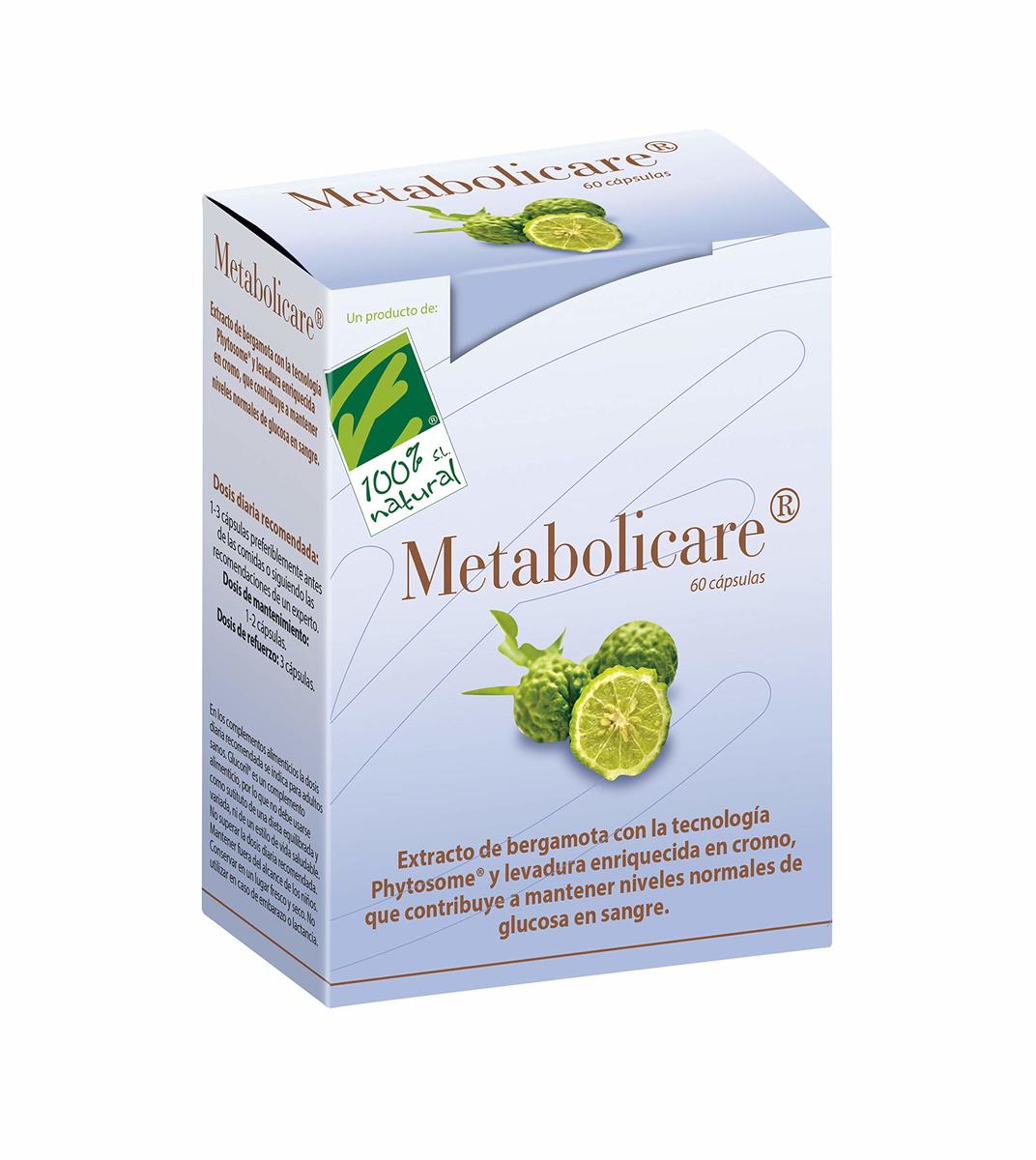 Metabolicare 60 cápsulas 100% natural