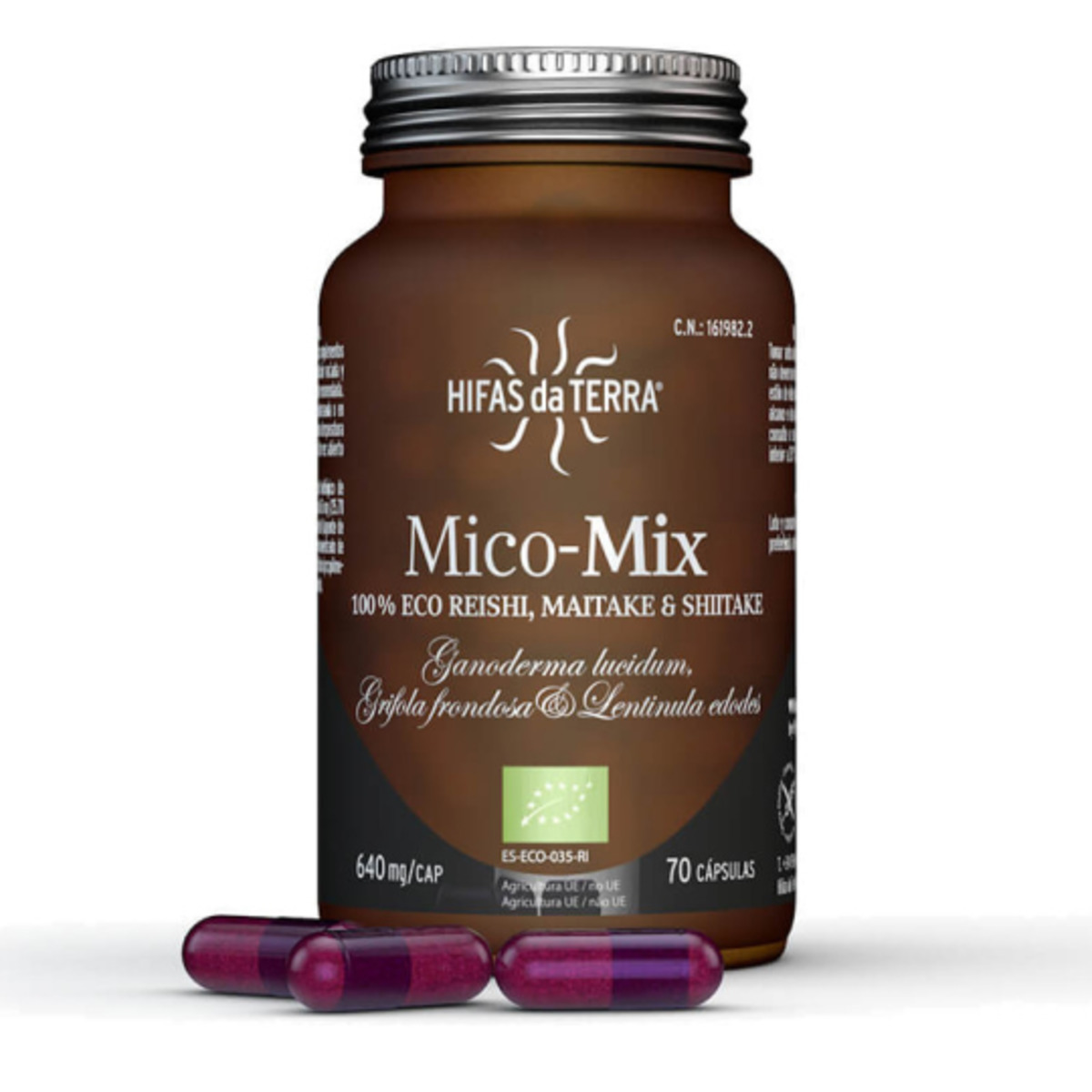 Mico-Mix Extract Reishi Maitake Shiitake Hifas Da T