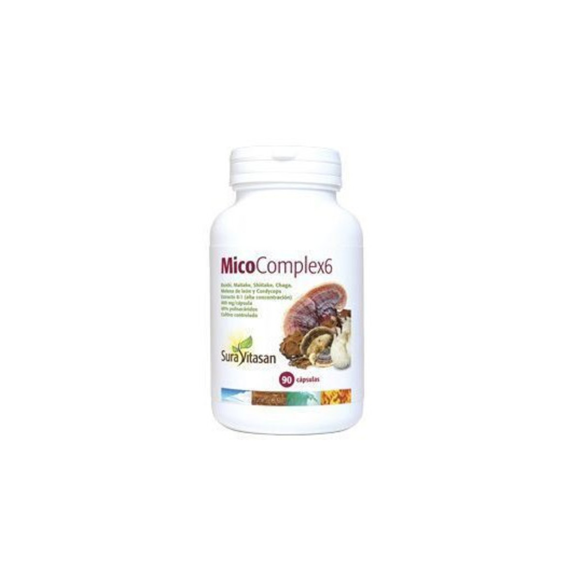 MicoComplex 6 400 mg 90 Cápsulas Sura Vitasan