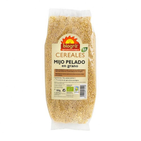 Biográ Biologische Gepelde Gierstkorrels – 500 g