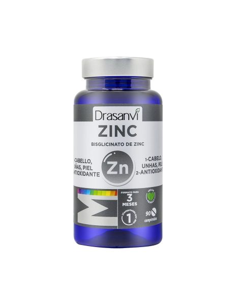 Mineral Bisglycinat Zink 90 Tabletten – Drasanvi