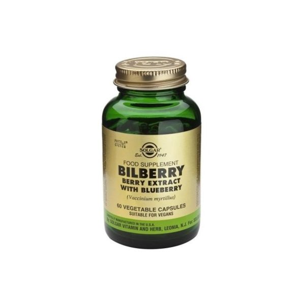 Mirtilo Baya Bilberry 60 Vegicaps Solgar
