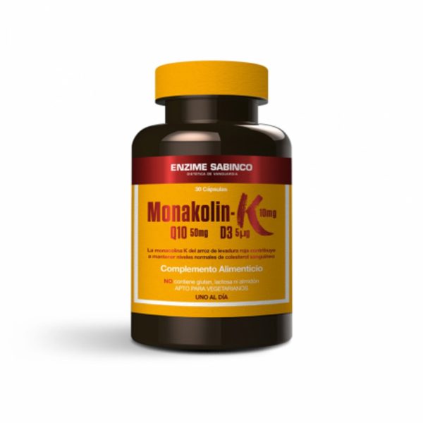 Monakolin K+Q10+D3 30 capsules Enzime – Sabinco