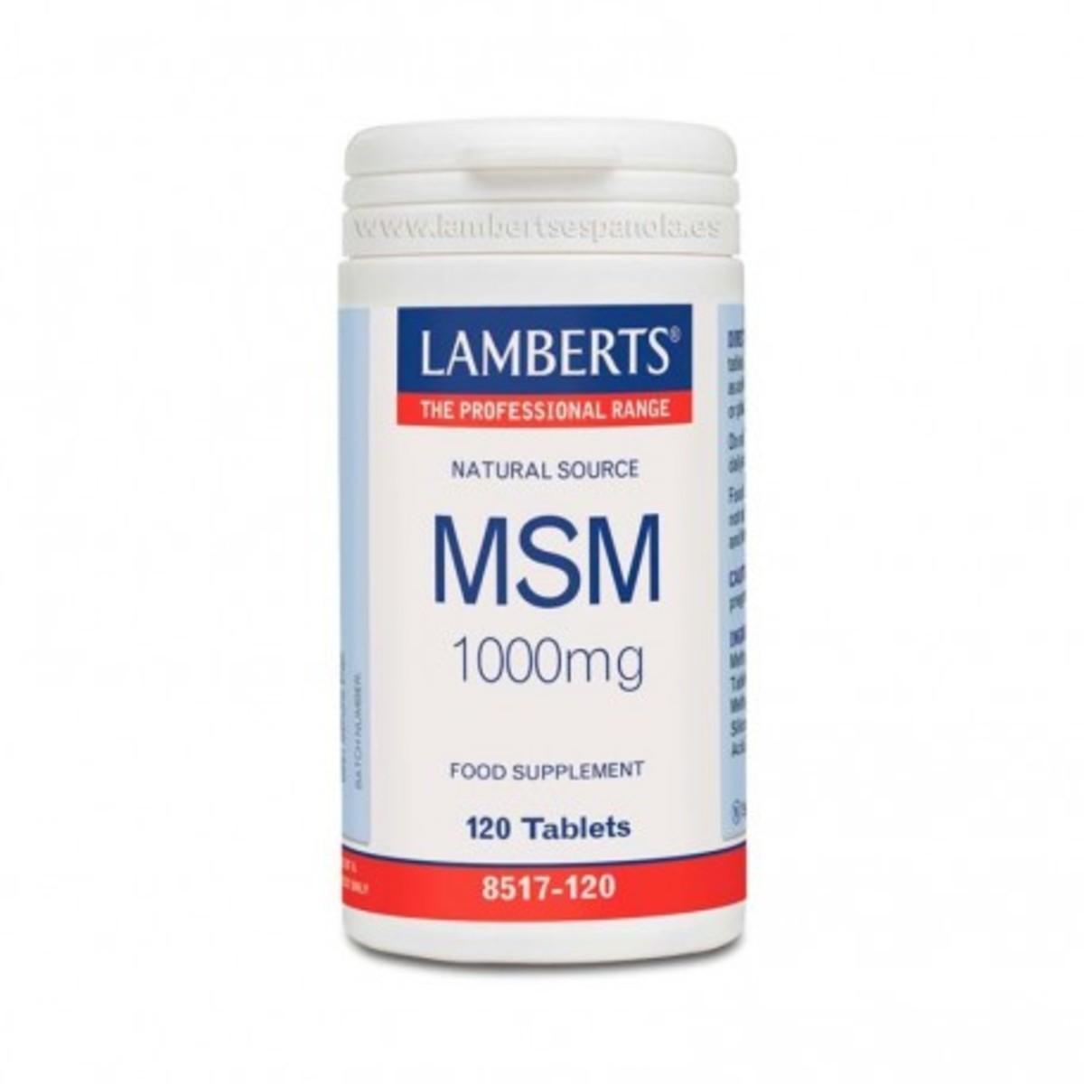 MSM 1000 mg 120 Comprimidos Lamberts