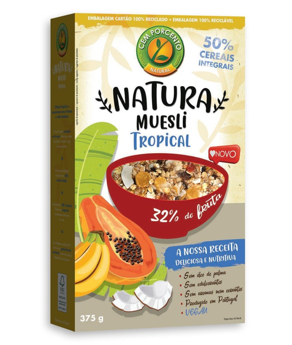 Muesli Frutas Tropicais – 375g