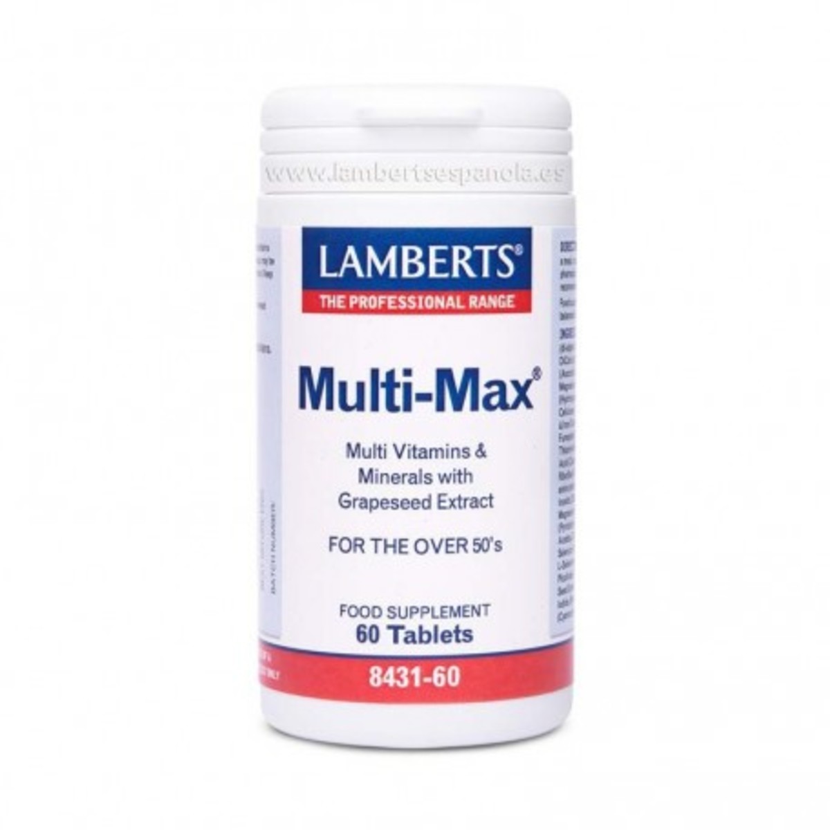 Multi-Max (vitaminas + minerales + aminoácidos) 60 Comprimidos Lamberts
