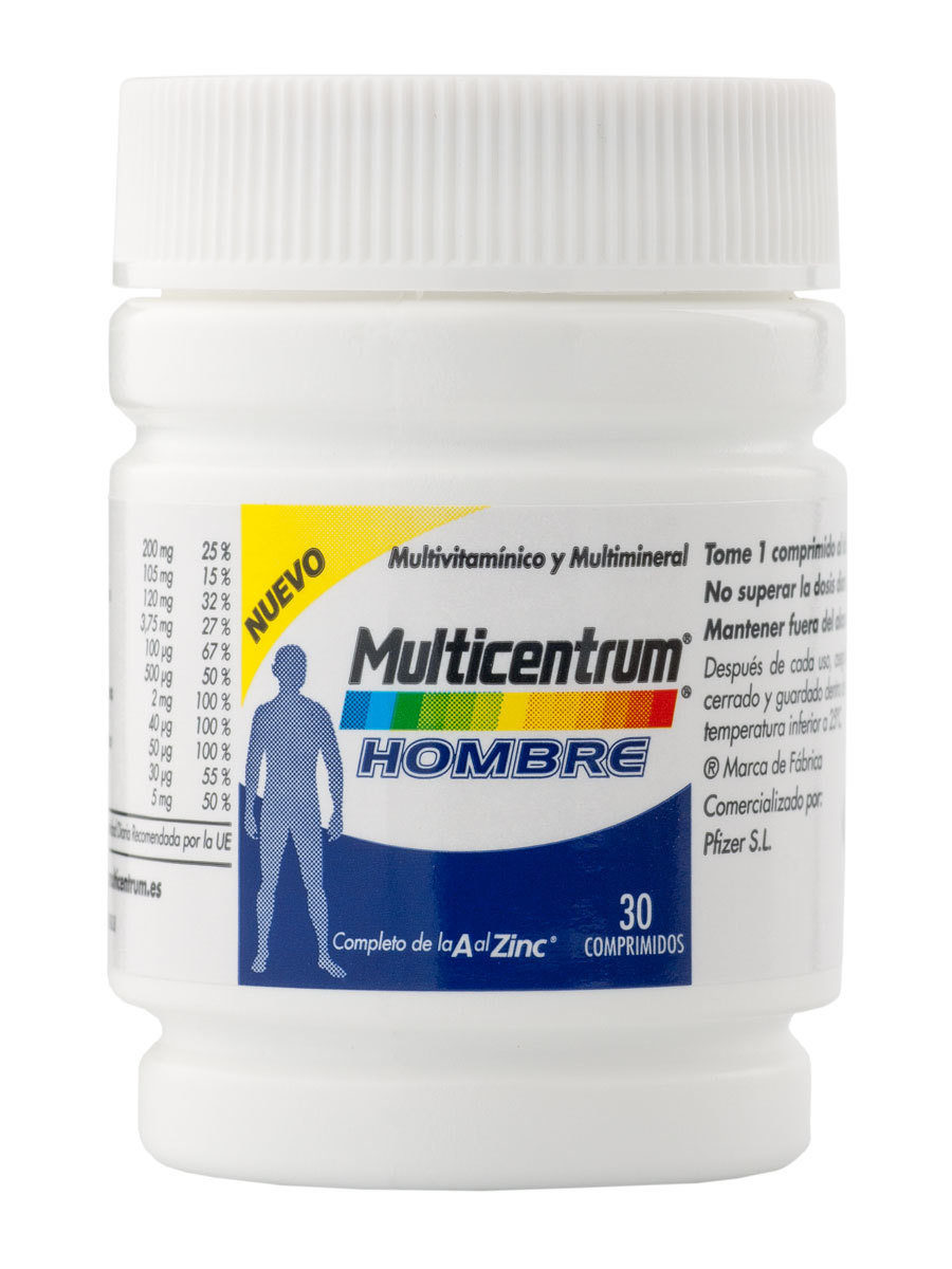 Multicentrum hombre 30 comprimidos