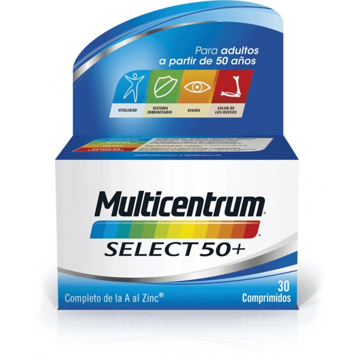 Multicentrum select 50 + 30 comprimidos