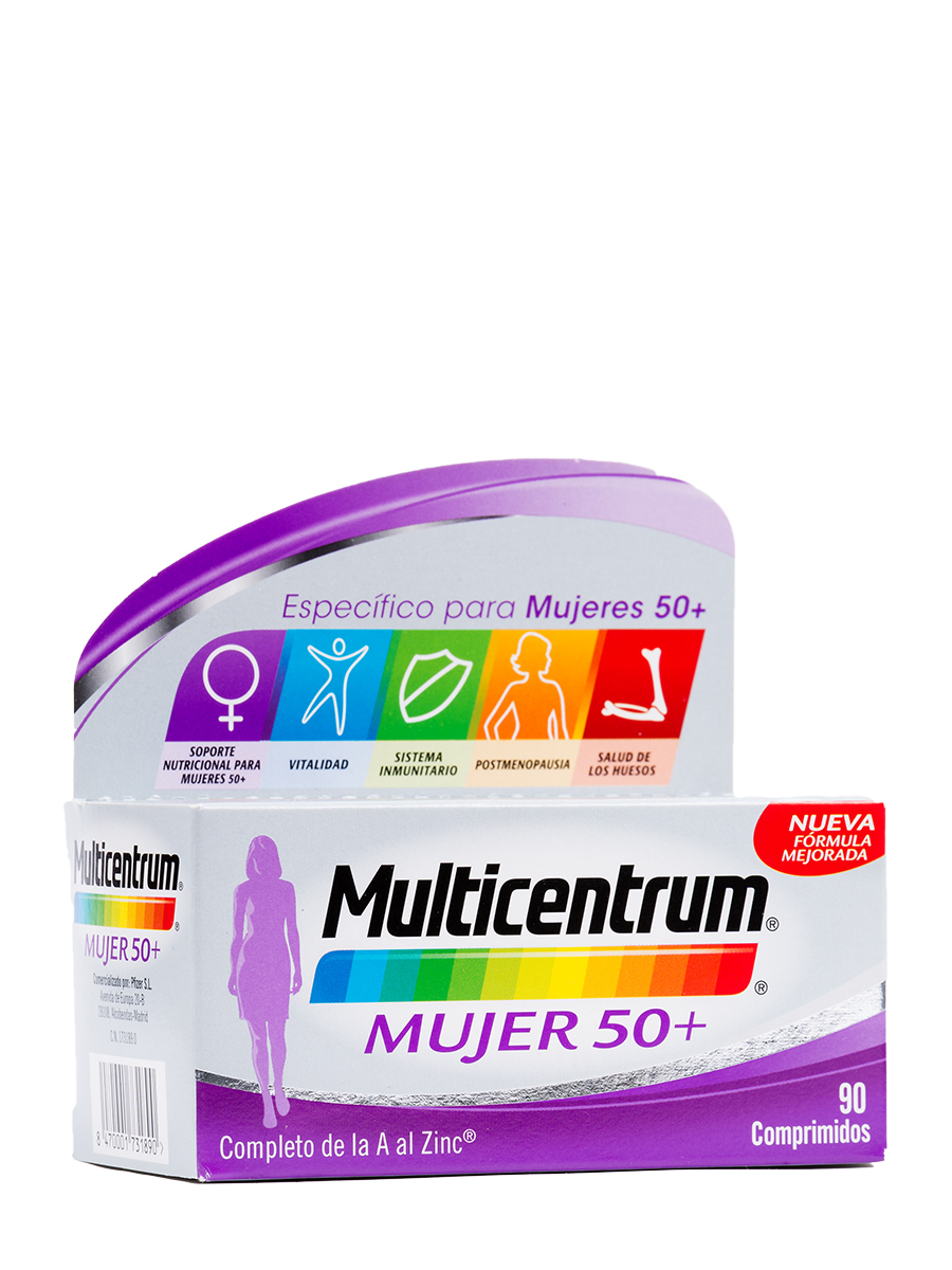 Multicentrum vitaminas para mujer 50+ 90 comprimidos