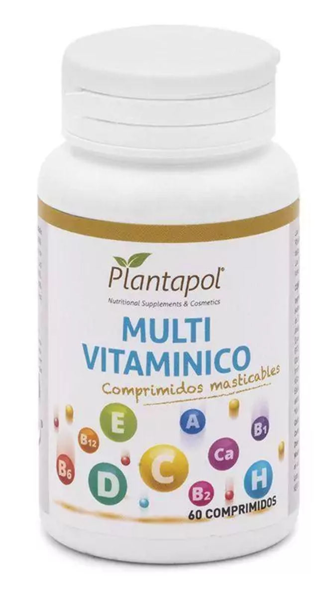 Multivitamínico Masticable 60 Comprimidos 1.500 Mg Planta Pol