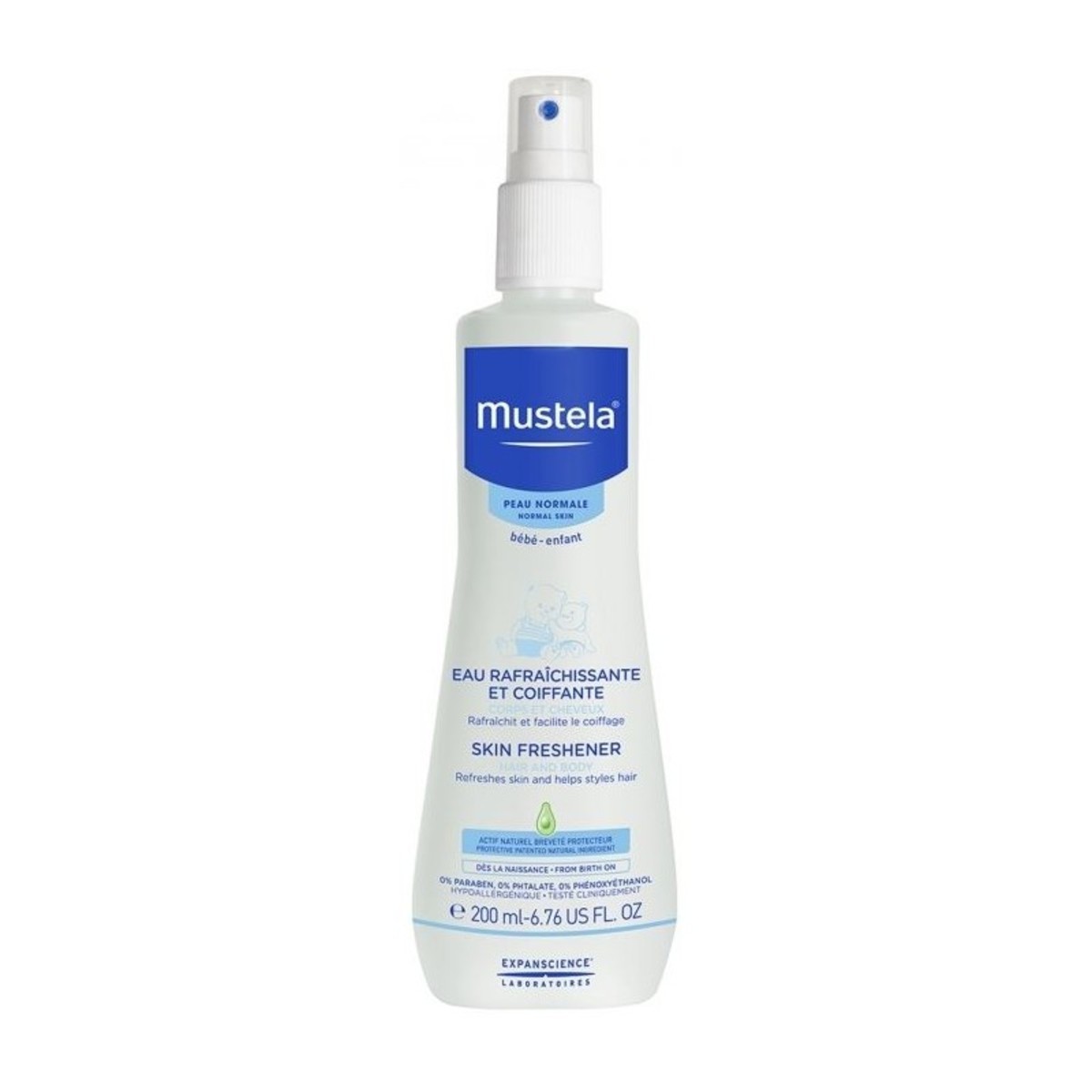 Mustela Agua de colonia para bebé sin alcohol 200 ml