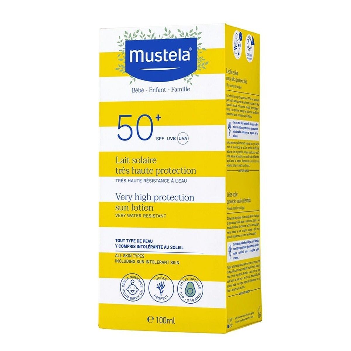 MUSTELA Leche Solar Muy Alta Protección SPF 50+ () – 100ml