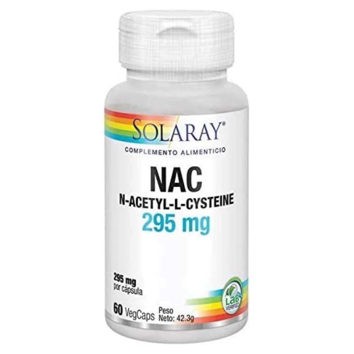 Nac 295 Mg 60 Caps. Solaray