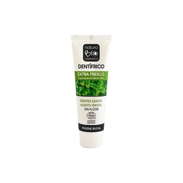 Naturabio Dentifrice extra frais Échinacée & Menthe Bio – 75ml