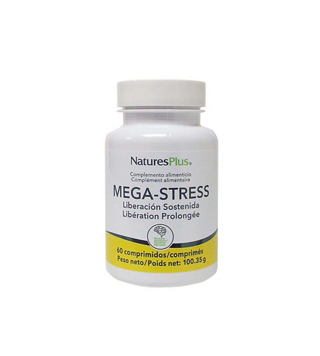 Natures Plus Mega-Stress 60 comprimidos