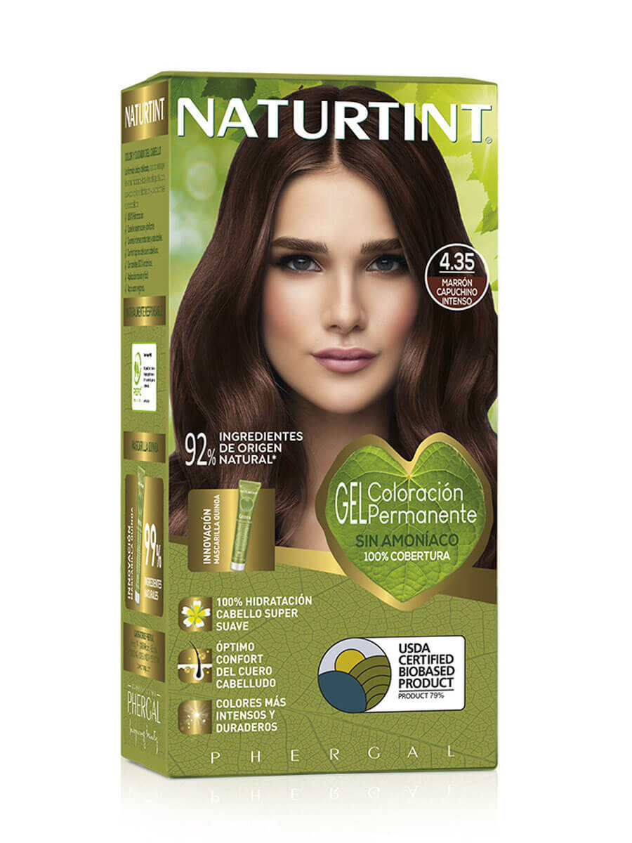 Naturtint 170 ml kleuringsgel bruin cappuccino intens permanent